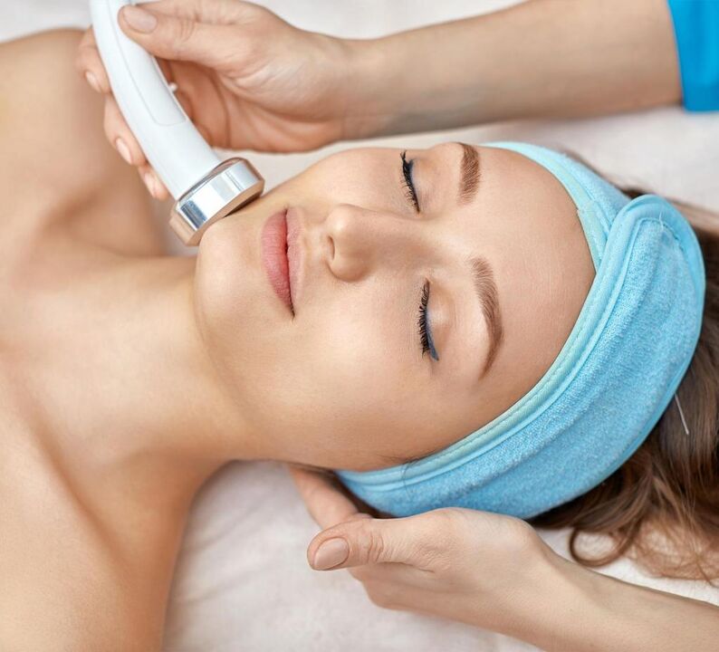 Tratamento facial HF no tratamento facial